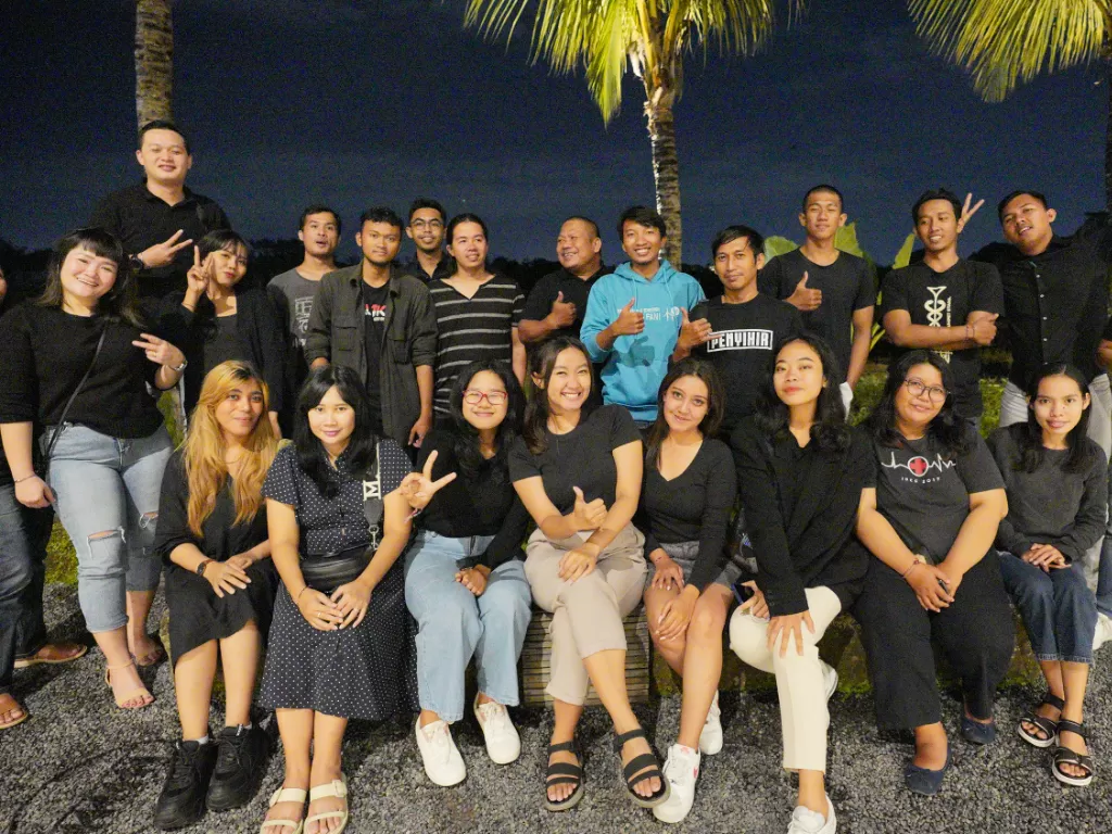 Z Creators mengadakan gathering di Umane Cafe daerah Kuta, Bali. (Z Creators/Siti Munaroh)