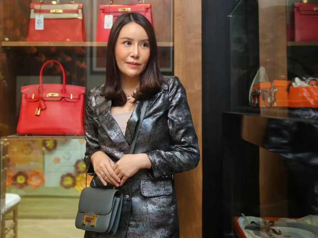 Permata Gita jadi salah satu partner Angela Prisa dalam bisnis tas branded Colleta. (Instagram@permatagita08)