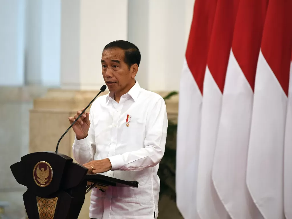 Presiden Jokowi. (ANTARA FOTO/Sigid Kurniawan)