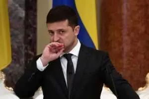 Presiden Ukraina Volodymyr Zelensky