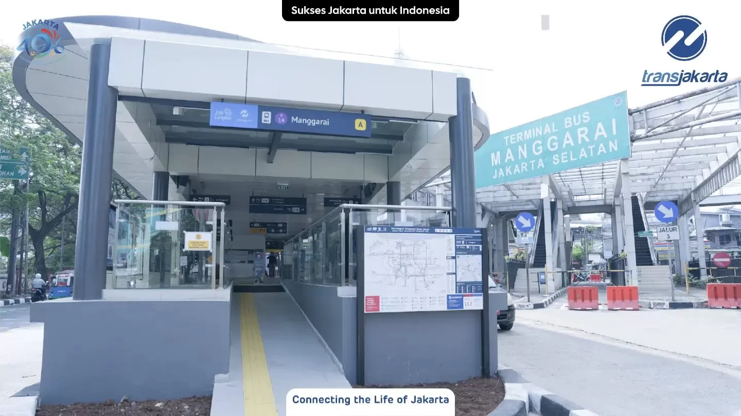 Kabar Gembira! Halte Transjakarta Manggarai Sudah Terintegrasi Dengan ...