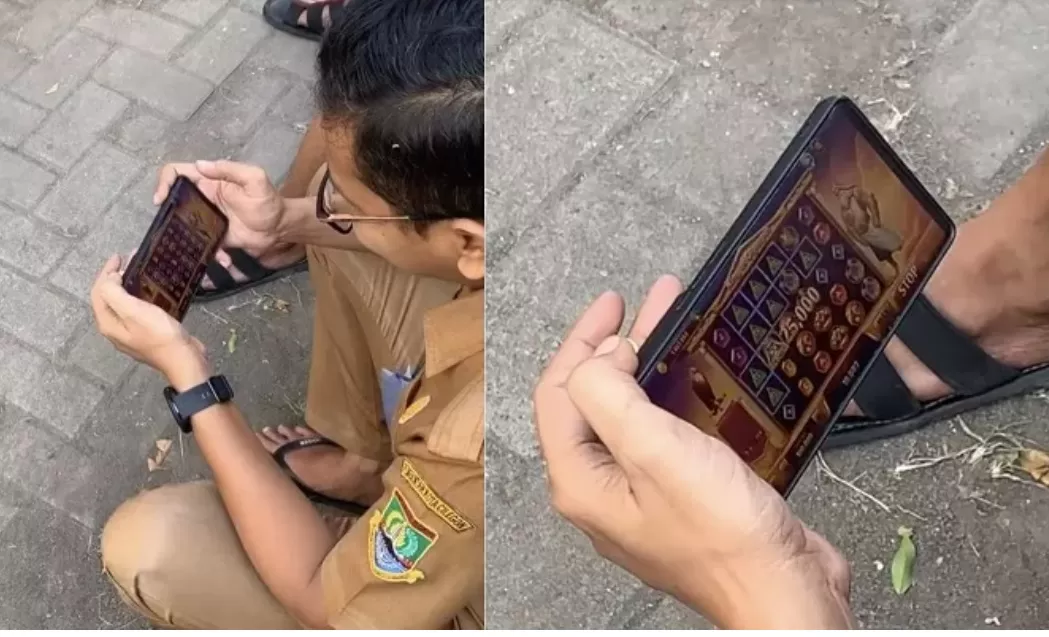 Viral di Medsos, PNS Pemkot Cilegon Diduga Main Judi Game Slot - Akurat Jakarta