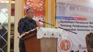 Rektor UNJA Sosialisasikan PR Nomor 5 Tahun 2023 - Jambi One