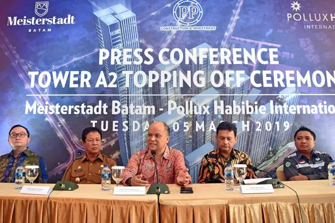 Pembangunan Lebih Cepat, Meisterstadt Batam Gelar Topping Off Tower 2 ...