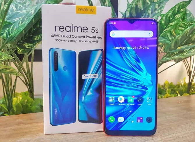 realme 5s ka camera