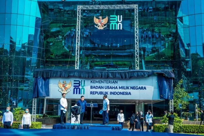 Ini Makna Logo Baru Kementerian BUMN - Jawa Pos