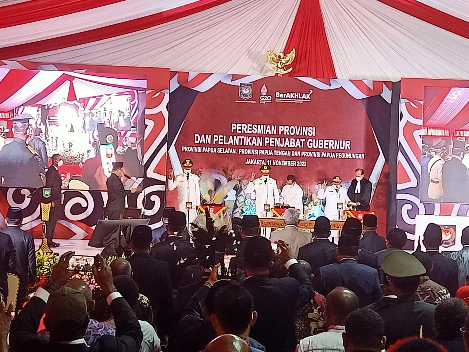 Pj Gubernur Papua Selatan, Papua Tengah, Dan Papua Pegunungan Dilantik ...