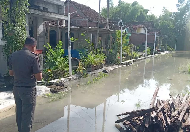 Waspada! Kali Lamong Di Gresik Meluap Lagi, Sudah Menyapa Dua Desa ...