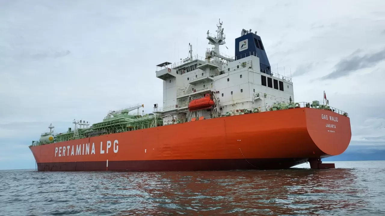 Ilustrasi. Tanker-tanker raksasa PT Pertamina International Shipping (PIS) sukses menembus 50 rute global.