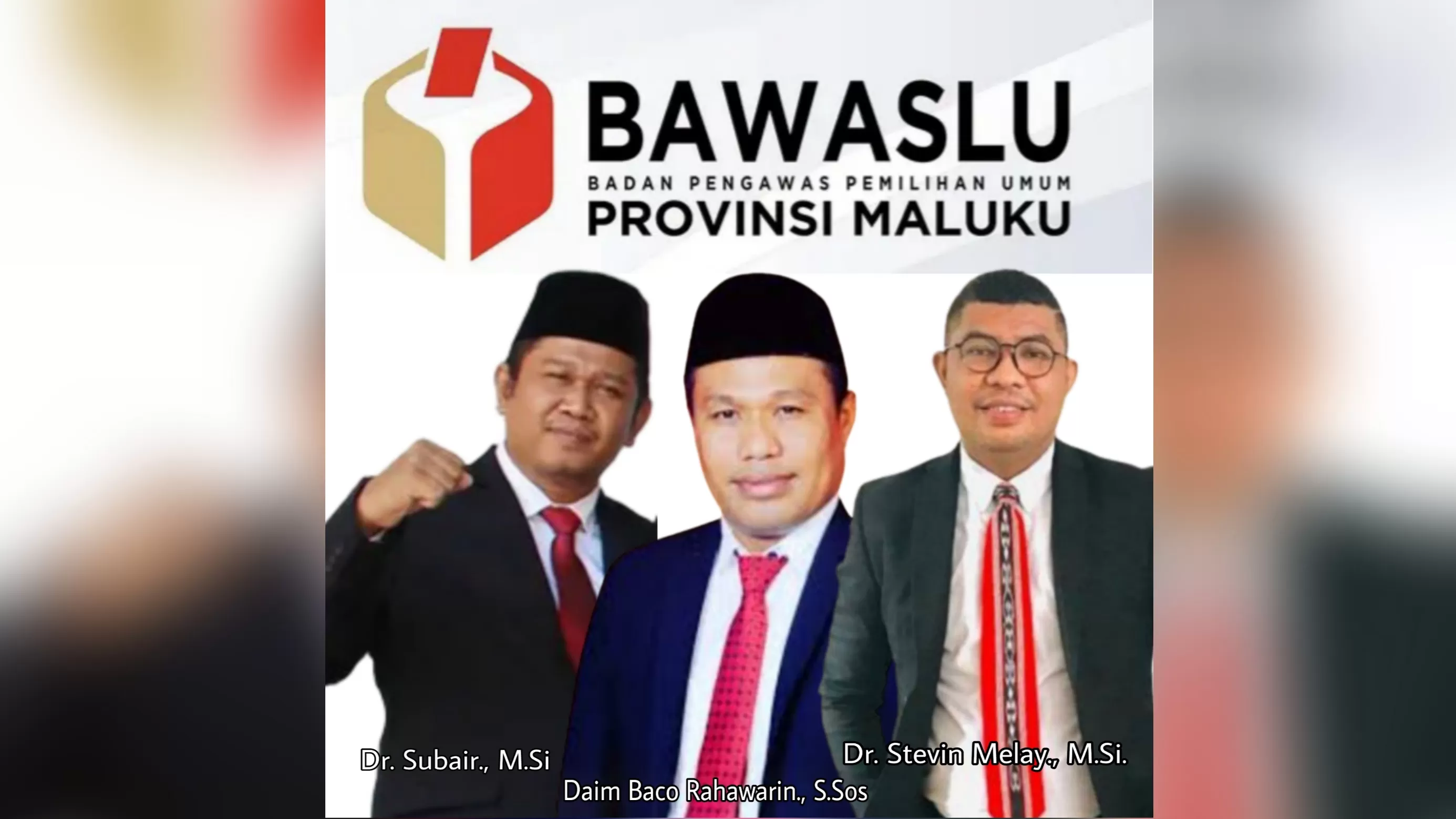 Ini 3 Komisioner Bawaslu Maluku Terpilih Hasil Seleksi 2022 - Klik Maluku