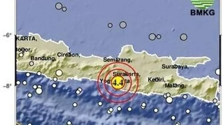 Gempa Magnitudo 4,4 Guncang Bantul, Getaran Terasa hingga Solo. (KlikSoloNews/dok)