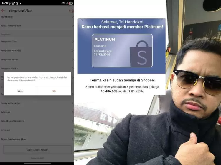 Viral di Threads, Pengguna Shopee Hapus Akun Usai Klaim Dirugikan Sistem dan CS. (KlikSoloNews/dok)