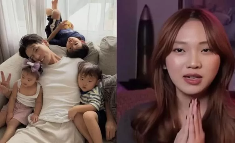 Jule Minta Maaf ke Na Daehoon dan Anak-anaknya Usai Isu Perselingkuhan Viral. (KlikSoloNews/dok)