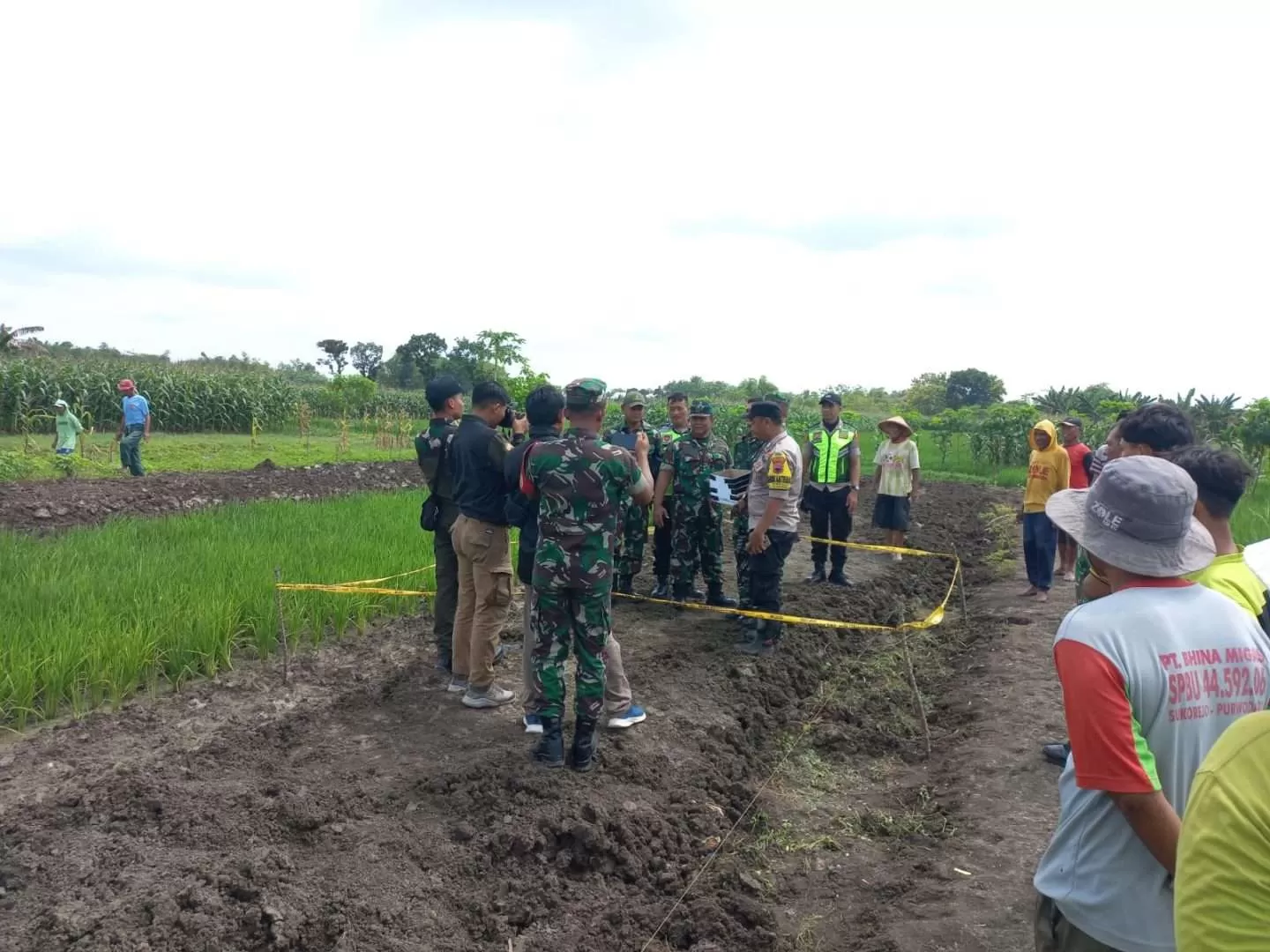 Kronologi Penemuan Mortir 81 Tamera di Purwodadi, TNI-Polri Lakukan Evakuasi Aman. (KlikSoloNews/dok Polres Grobogan)