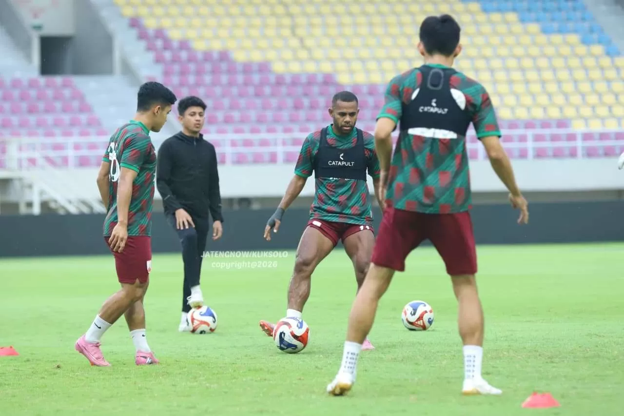 LINK STREAMING Persis Solo vs Borneo FC Jumat 23 Januari di Stadion Manahan. (KlikSoloNews/Benediktus Candra)