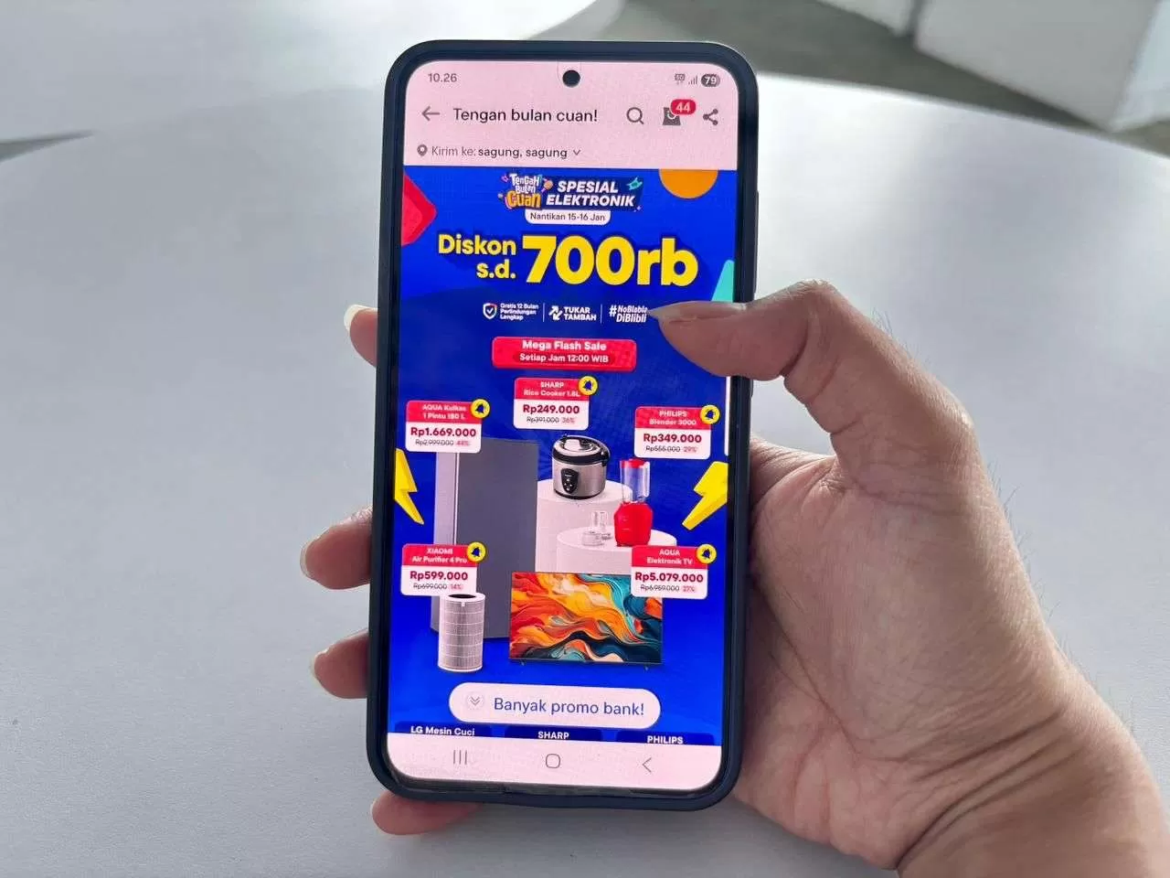 Blibli Hadirkan Promo Tengah Bulan Cuan Januari 2026, Diskon Elektronik hingga Rp700 Ribu. (KlikSoloNews/dok)