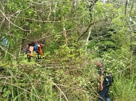 Jenazah Diduga Yasid Ahmad Firdaus Ditemukan di Aliran Sungai Mitis Lereng Gunung Lawu. (KlikSoloNews/dok)