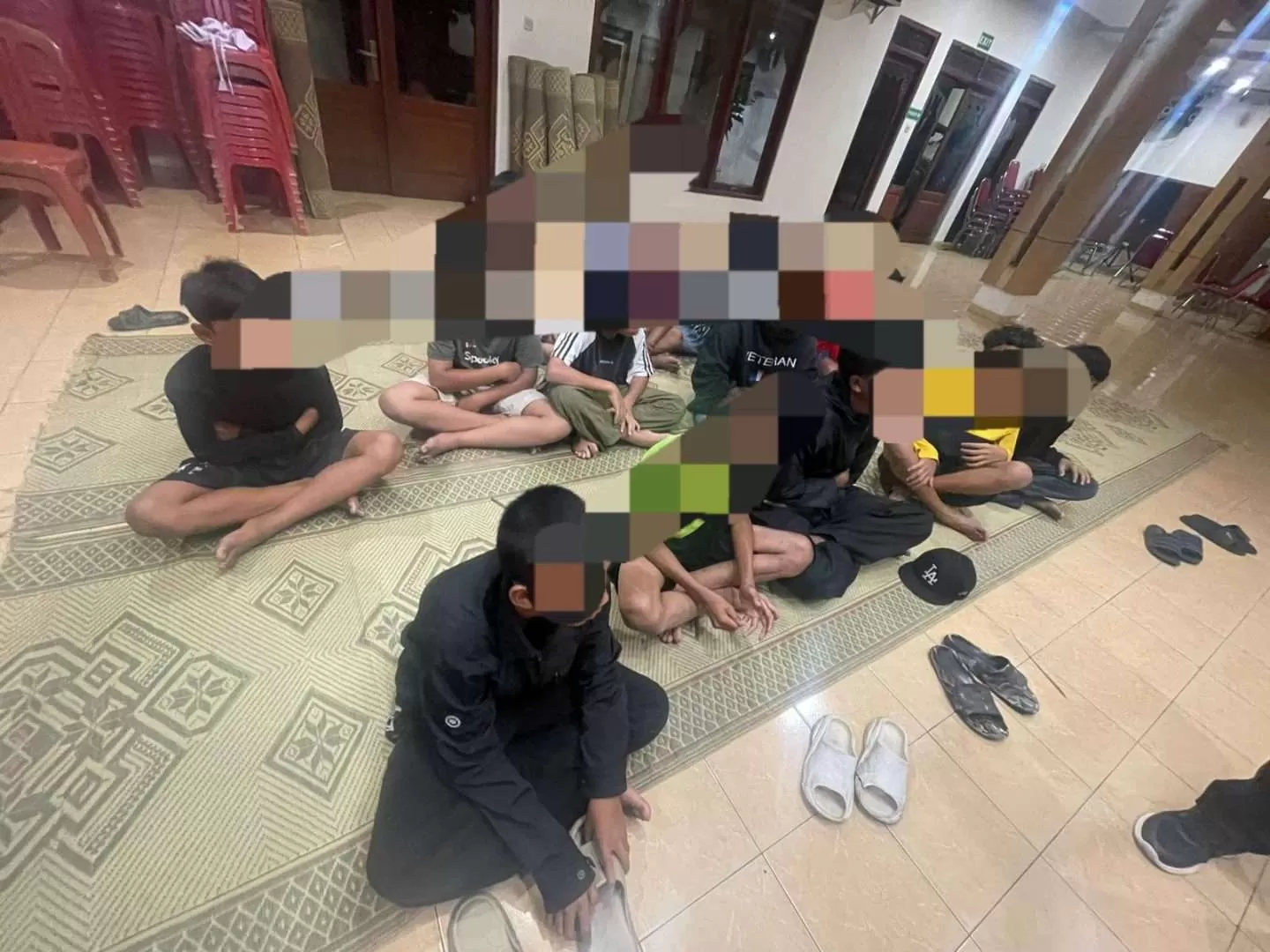 17 Anak Diamankan dalam Aksi Perang Sarung di Grogol Sukoharjo, Polresta Surakarta Bergerak Cepat. (KlikSoloNews/dok)