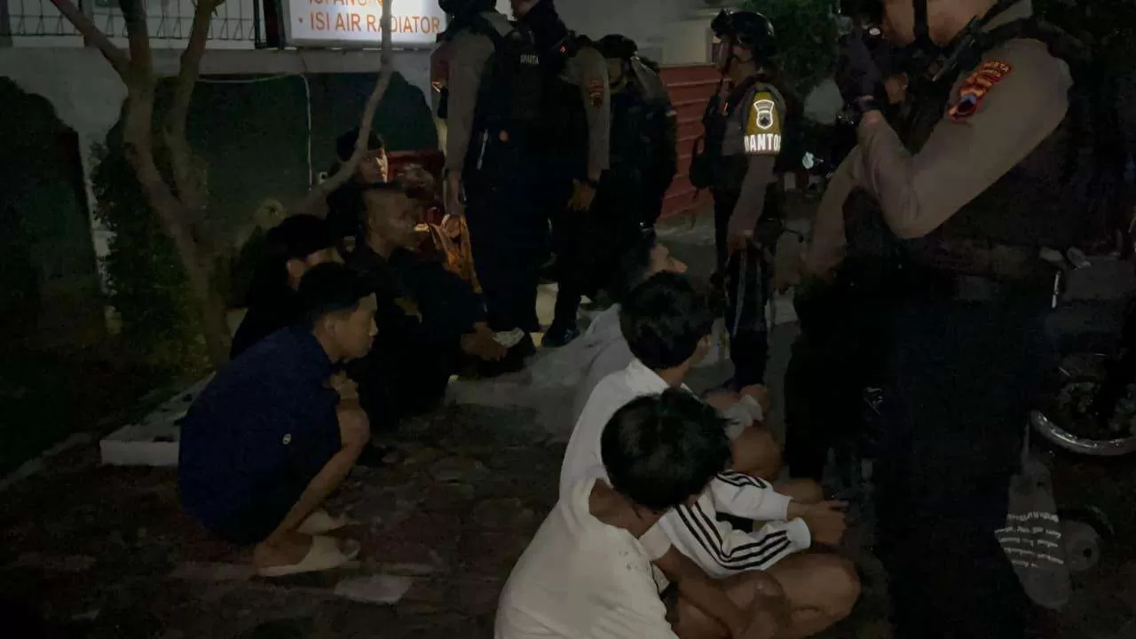 Tim Sparta Gagalkan Perang Sarung di Mojosongo dan Ngoresan, Sembilan Remaja Diamankan. (KlikSoloNews/dok)