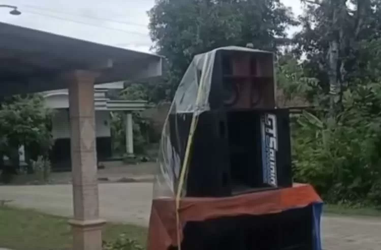 Kreatif dan Unik! Warga Gunakan Sound Horeg untuk Usir Ayam Saat Jemur Gabah. (KlikSoloNews/dok)