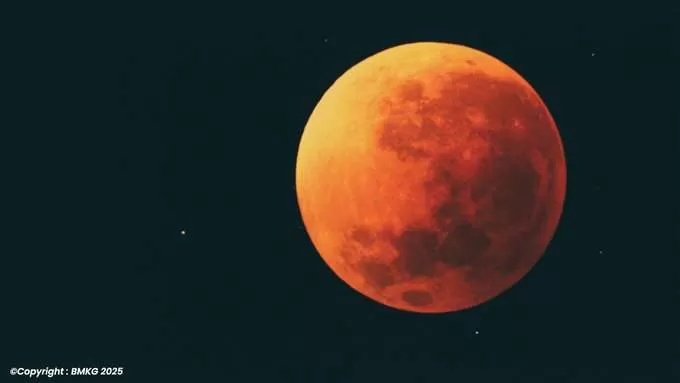 Catat Waktunya! Puncak Gerhana Bulan Total 3 Maret 2026 Dimulai Pukul 18.03 WIB. (KlikSoloNews/dok BMKG)