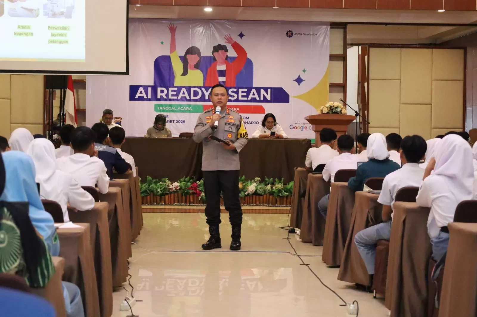 Polres Sukoharjo Bekali Ratusan Siswa SMA Pemahaman AI Lewat Pelatihan AI Ready ASEAN (Kliksolonews/dok)