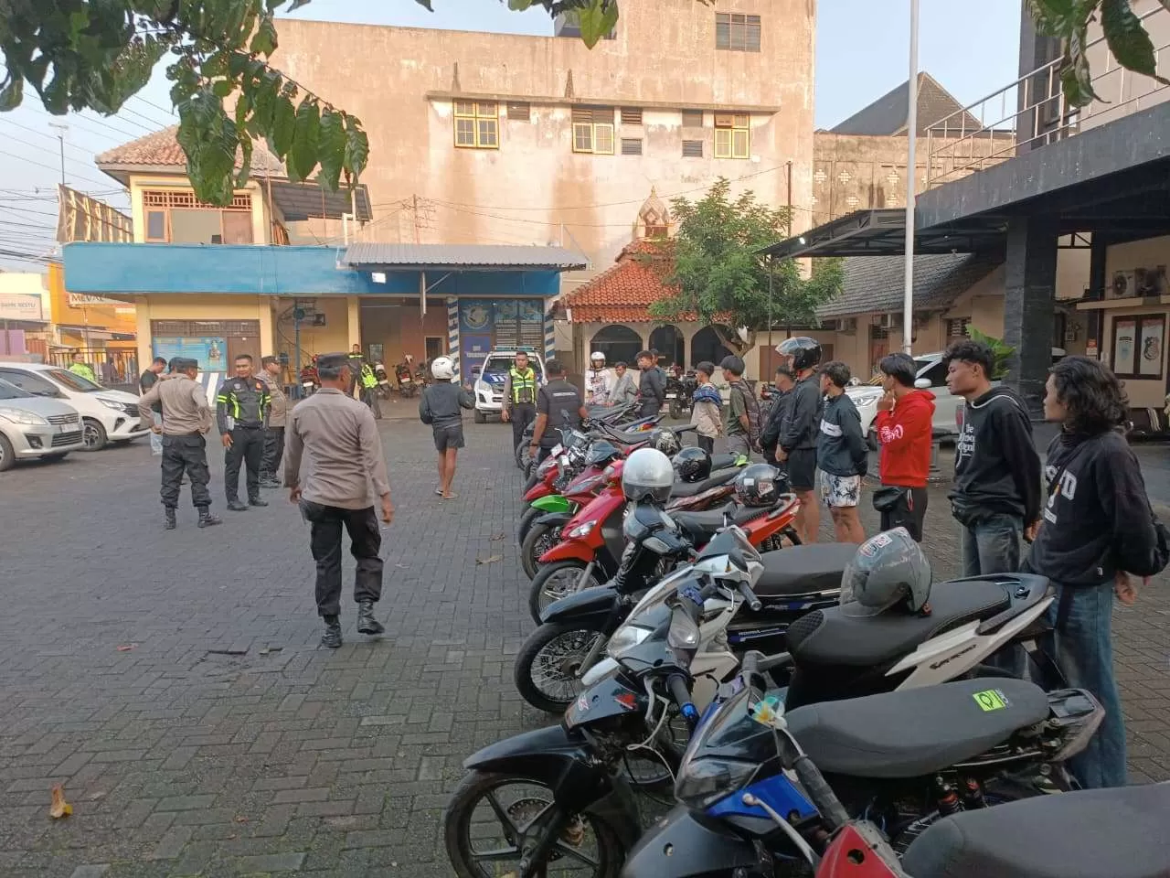 Polisi Respons Ajakan “After Sahur Ride”, 21 Motor Berknalpot Brong Diamankan di Kartasura (Kliksolonews/dok)