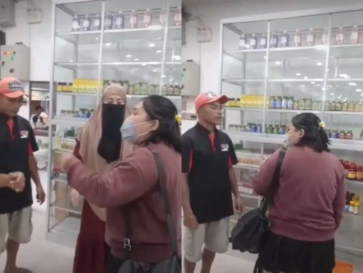 Modus Izin ke Toilet, Wanita Diduga Curi Barang di Apotek Komala Dewi. (KlikSoloNews/dok)