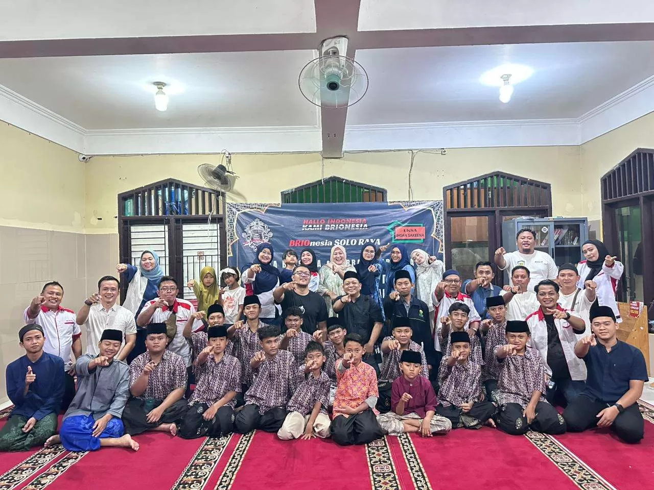 BRIOnesia Soloraya Gelar Buka Bersama dan Santunan Anak Yatim di Solo. (KlikSoloNews/dok)