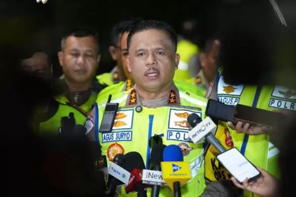 Arus Balik Lebaran 2026, Kakorlantas: 42 Persen Kendaraan Belum Kembali ke Jakarta, Puncak Kedua Diprediksi 29 Maret. (KlikSoloNews/dok Korlantas)