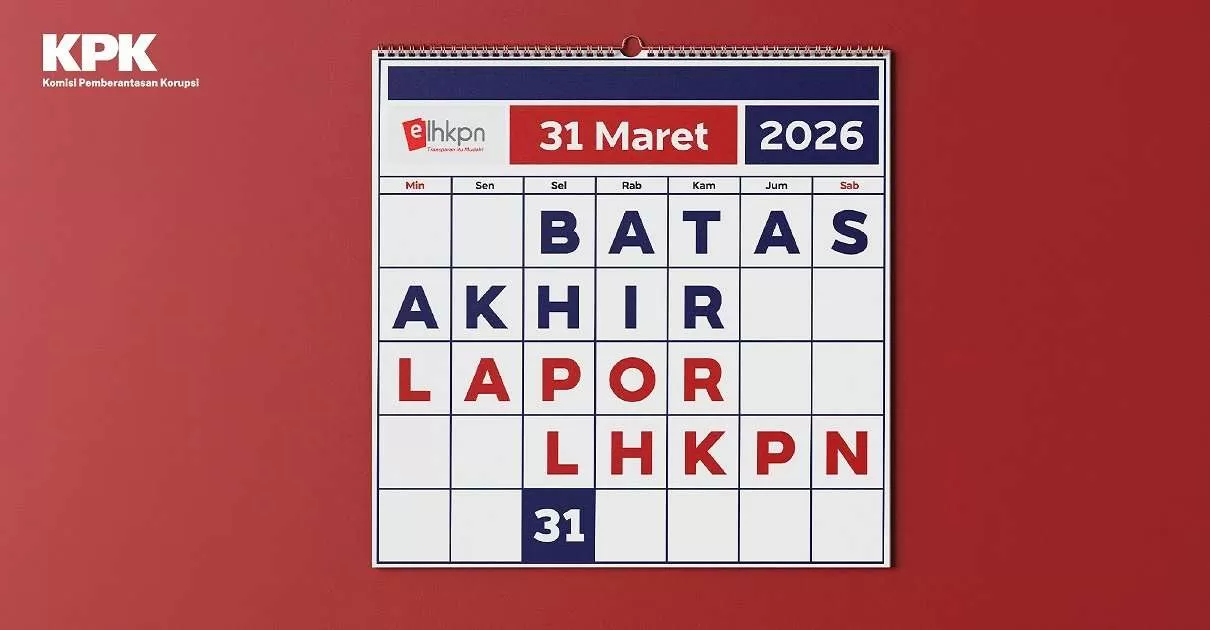 KPK Ingatkan Laporan LHKPN 2026, Puluhan Ribu Penyelenggara Negara Belum Patuh. (KlikSoloNews/dok KPK)