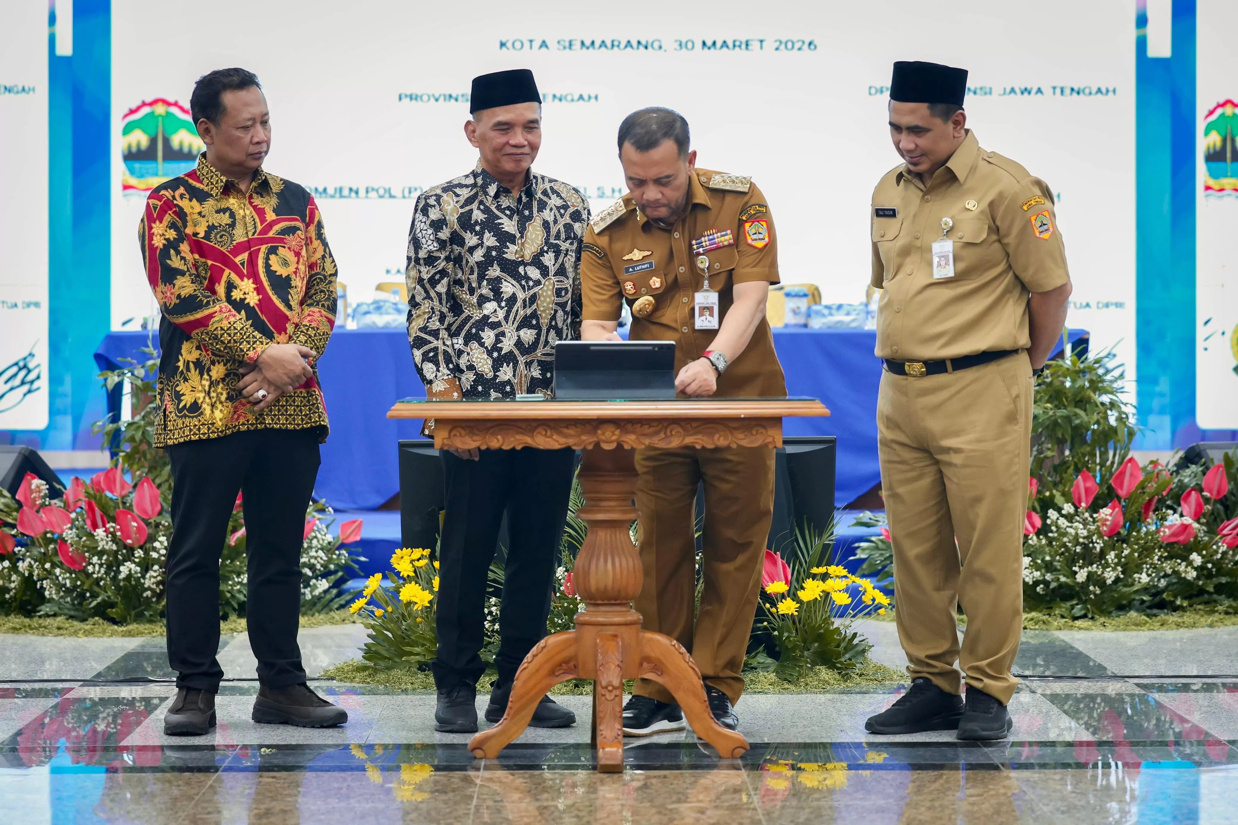 KPK Apresiasi Pakta Integritas Serentak di Jateng, Dorong Pencegahan Korupsi dari Hulu. (KlikSoloNews/dok Pemprov Jateng)