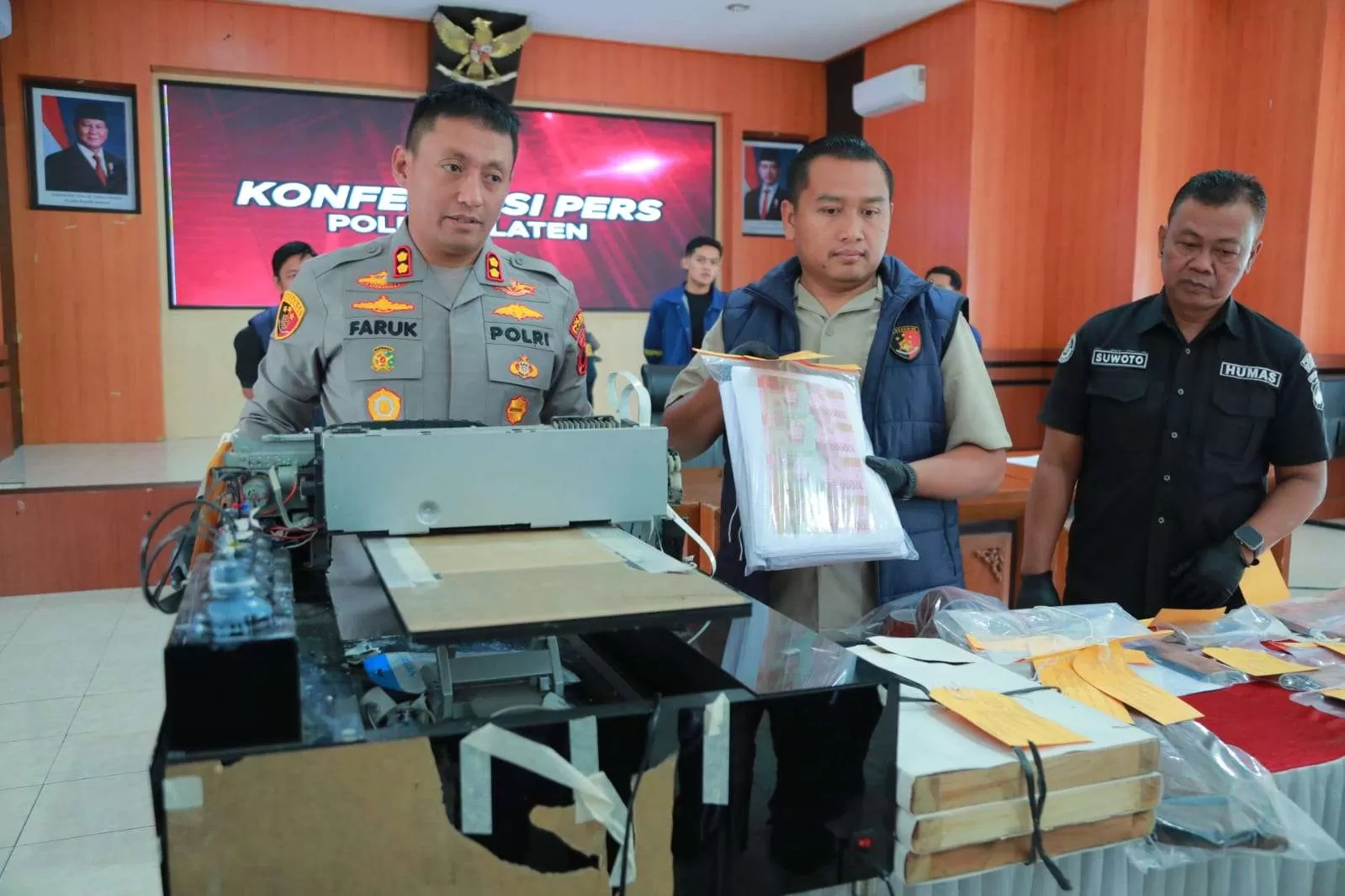 Polisi Bongkar Jaringan Uang Palsu Lintas Provinsi, Empat Tersangka Ditangkap di Klaten hingga Jawa Barat. (KlikSoloNews/dok)