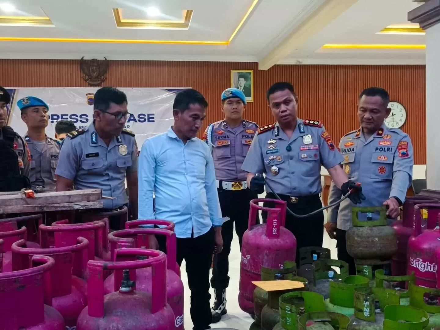 Polda Jateng Tegas Berantas Penyalahgunaan Elpiji Subsidi. (KlikSoloNews/dok)
