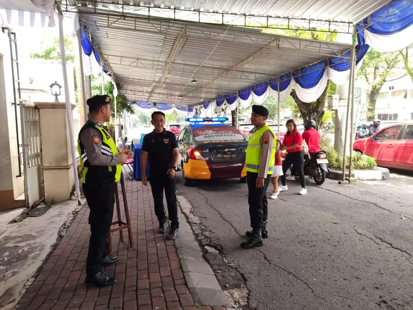 Jumat Agung di Solo Berlangsung Khidmat, Polresta Surakarta Pastikan Keamanan. (KlikSoloNews/dok)