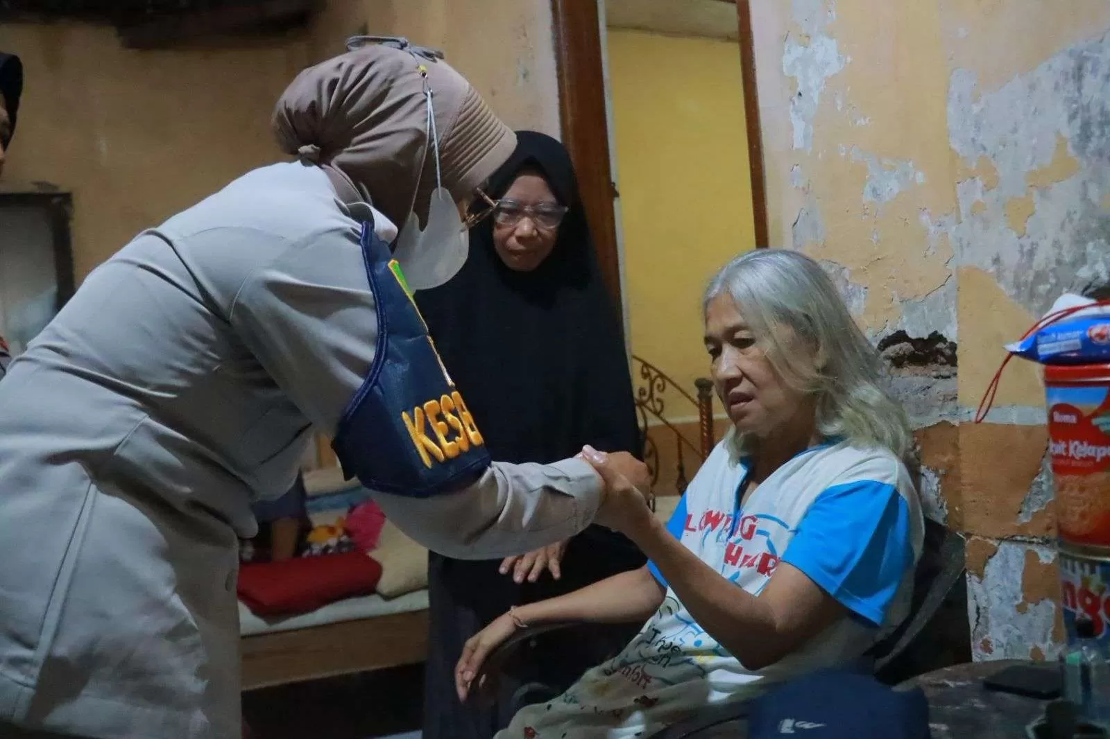 Harapan dari Rumah Singgah Sederhana, Relawan Kanker Apresiasi Bakti Sosial Polres Klaten. (KlikSolonews/dok)
