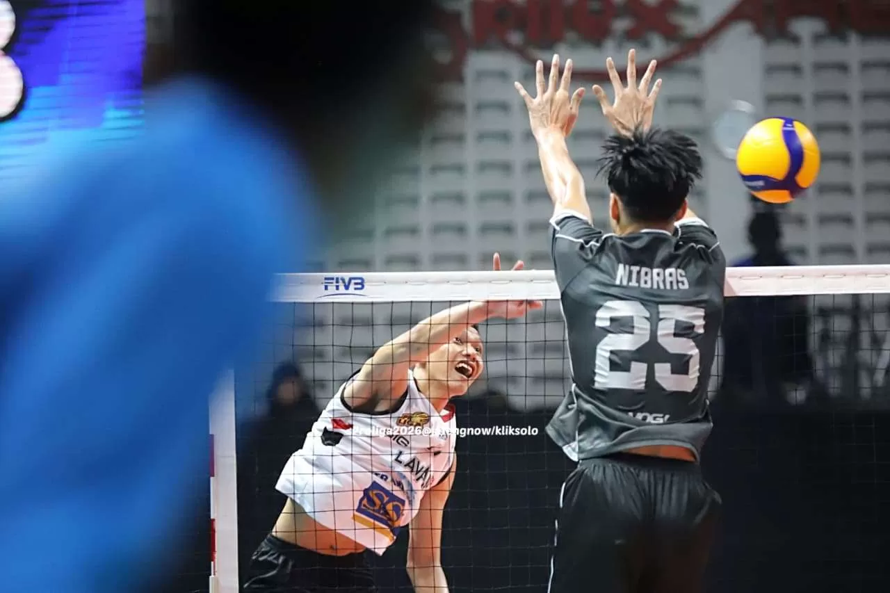 Hantam Garuda Jaya, LavAni Pastikan Tiket Grand Final Proliga 2026. (KlikSolonews/Benediktus Candra)
