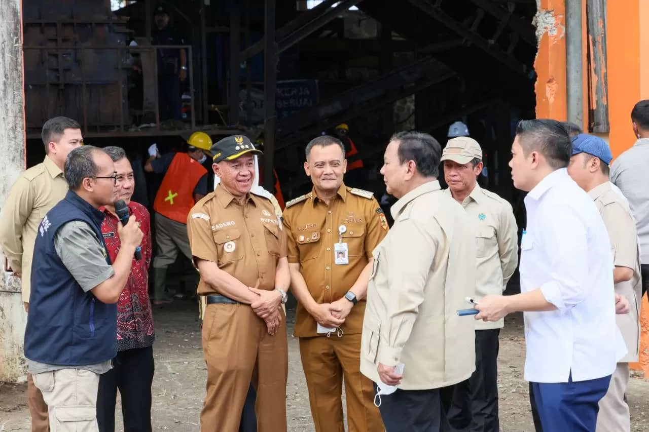 Presien Prabowo Terkesan Pengelolaan Sampah Banyumas, Jateng Targetkan Zero Sampah 2028. (KlikSoloNews/dok)