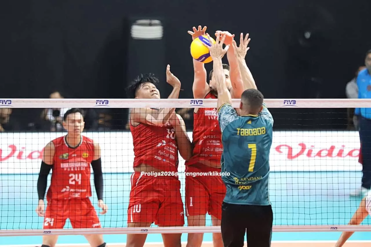 Bhayangkara Presisi Kian Dekat ke Grand Final Proliga 2026, Satu Kemenangan Seri Semarang Jadi Penentu. (KlikSoloNews/Benediktus Candra)