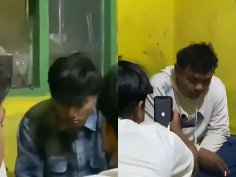 VIRAL! Pemuda di Ngawi Diserang Konvoi Silat di Depan Ibu, Pelaku bak Ayam Sayur saat Diciduk Polisi. (KlikSoloNews/dok)
