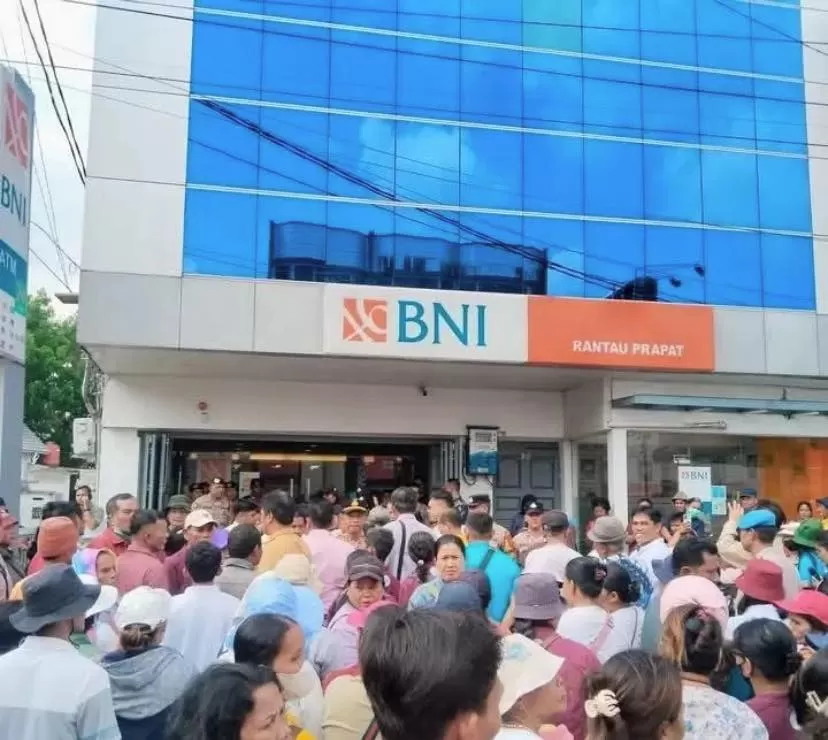 OJK Desak BNI Tuntaskan Kasus Dana Nasabah di KCP Aek Nabara. (KlikSoloNews/dok Threads)