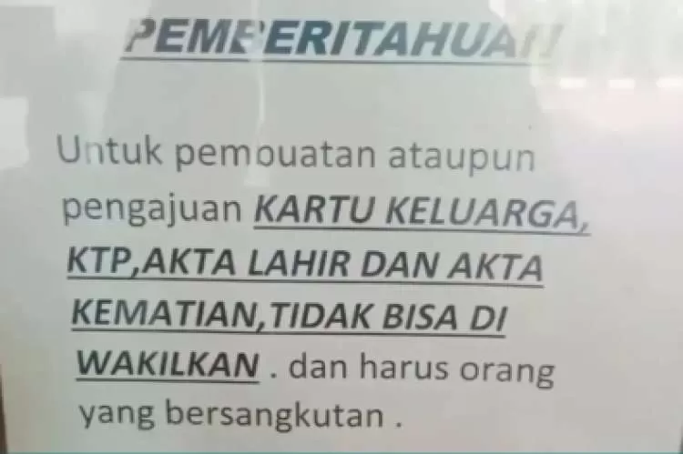 Viral di Threads, Pengumuman Akta Kematian Harus Diurus Sendiri Picu Kehebohan Warganet. (KlikSoloNews/dok)