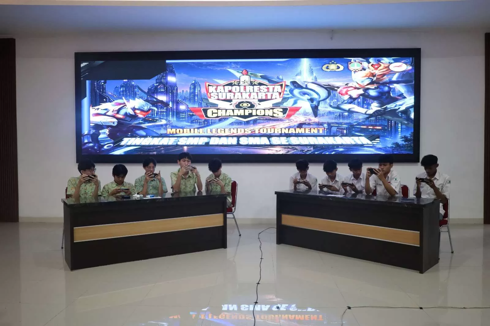 Polresta Surakarta Rangkul Generasi Z Lewat Turnamen E-Sport Mobile Legends Kapolresta Cup 2026. (KlikSoloNews/dok Polresta Surakarta)