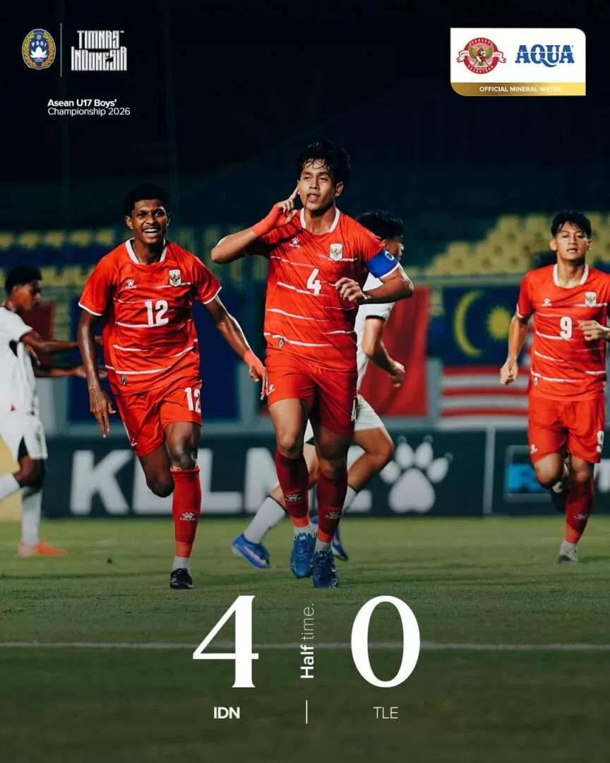 Timnas Indonesia U-17 Hajar Timor Leste 4-0 di Laga Perdana Piala AFF U-17 2026. (KlikSolonews/dok Timnas Indonesia)
