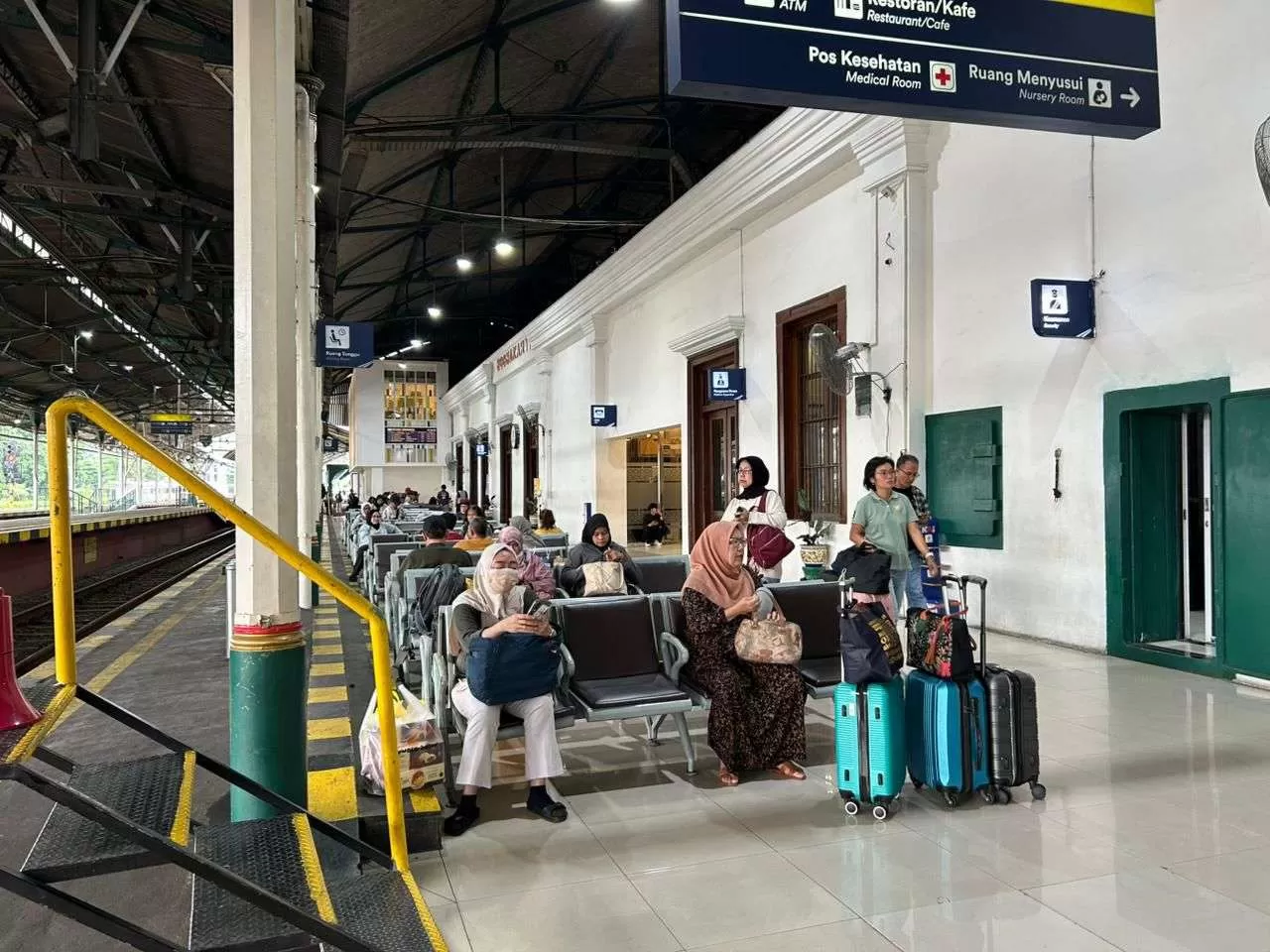 Perjalanan KA Daop 6 Yogyakarta Kembali Normal, Seluruh Kereta Berangkat Tepat Waktu. (KlikSoloNews/dok KAI)