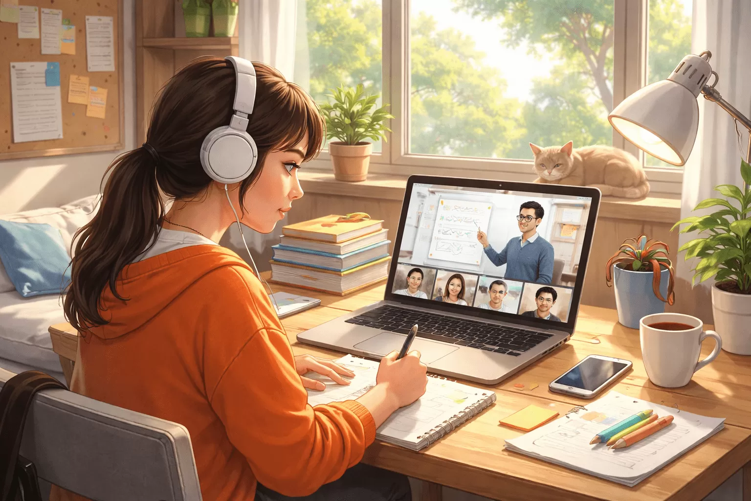 Respons Kebijakan Efisieni Energi, Kemendikti Mulai Terapkan Kuliah Online. (KlikSoloNews/dok AI)
