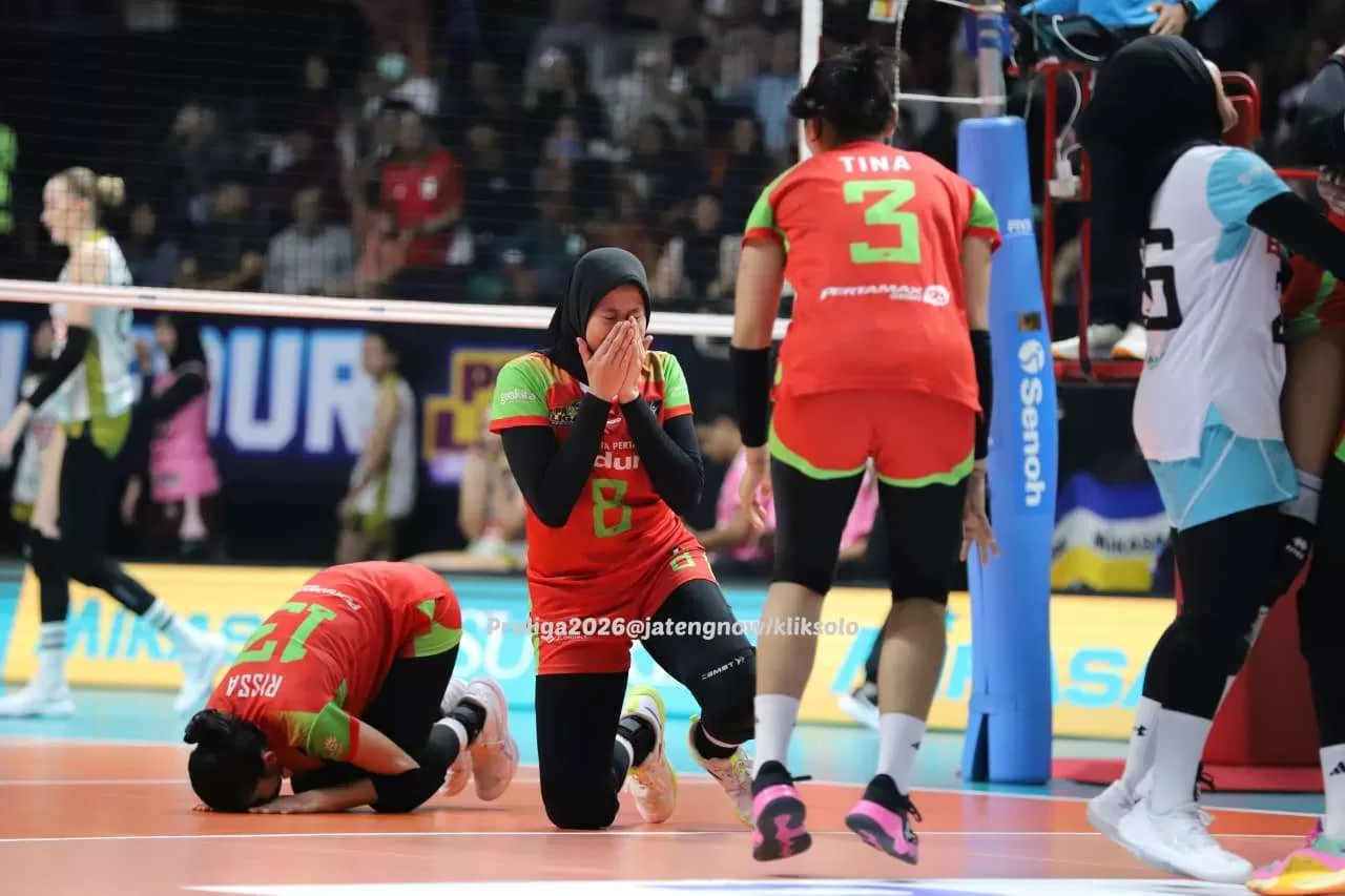 Penantian Panjang Megawati Hangestri Berbuah Manis: Juara dan MVP Grand Final Proliga 2026. (KlikSoloNews/Benediktus Candra)