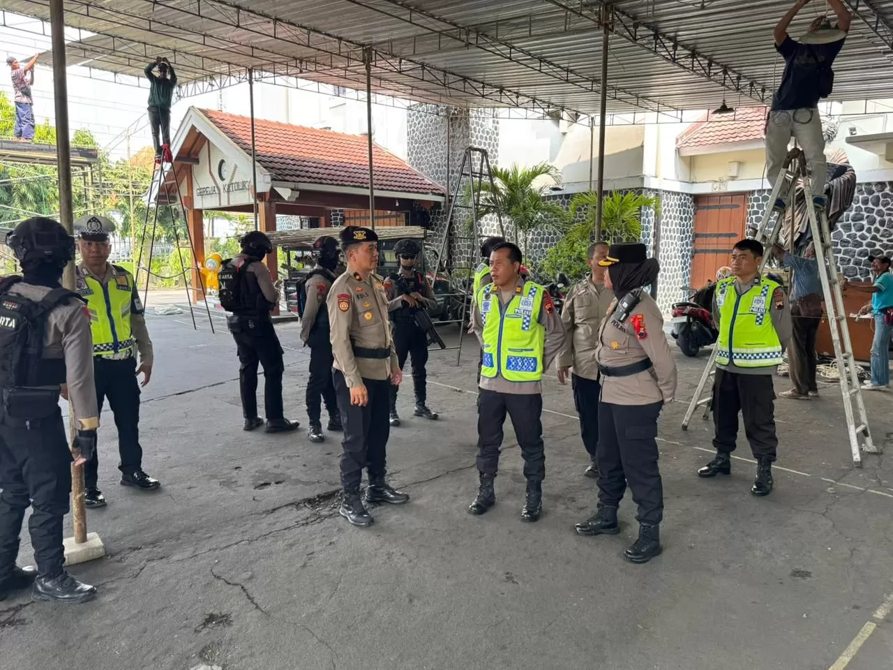 Pastikan Paskah Aman, Polresta Surakarta Terapkan Skema Prioritas Pengamanan Gereja. (KlikSoloNews/dok)