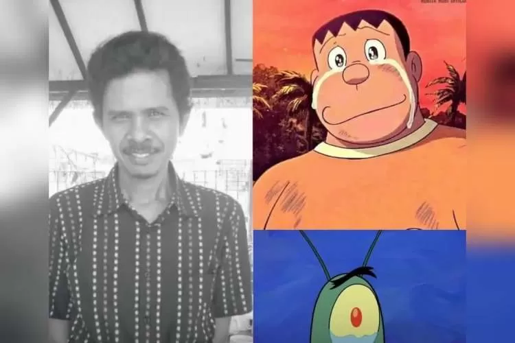 KABAR DUKA: Salman Borneo Pengisi Suara Giant Doraemon dan Plankton SpongeBob Meninggal Dunia. (KlikSoloNews/dok)