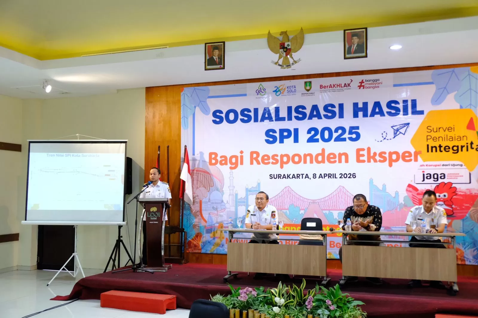 Indeks Integritas Solo Masuk Kategori Waspada, Wali Kota Respati Ardi Dorong Evaluasi Bersama. (KlikSoloNews/dok Pemkot Surakarta)
